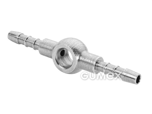 Niederdruck-Endstück DN4, BANJO, Augendurchmesser 8mm - doppelseitig, Stahl, 